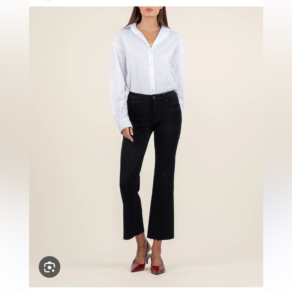 Kut From the Kloth Kelsey High Rise Ankle Flare, Size 14